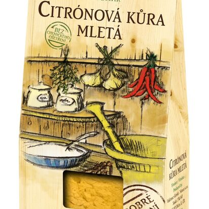 Citrónová kůra mletá