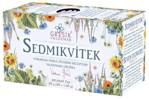 Sedmikvítek bylinný porcovaný čaj 20g Grešík