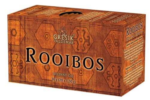 Rooibos bylinný porcovaný čaj 30g Grešík