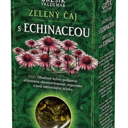 Zelený čaj s echinaceou