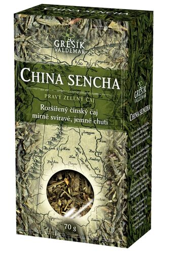 China Sencha zelený sypaný čaj 70g Grešík