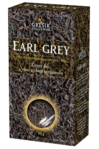 Earl Grey černý sypaný čaj 70g Grešík
