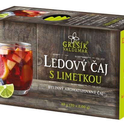 Ledový čaj s limetkou