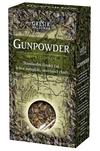 Gunpowder zelený sypaný čaj 70g Grešík