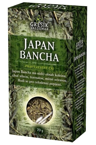 Japan Bancha zelený sypaný čaj 70g Grešík