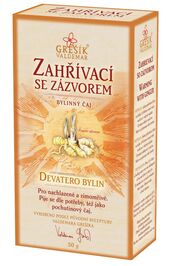 Zahřívací se zázvorem bylinný sypaný čaj