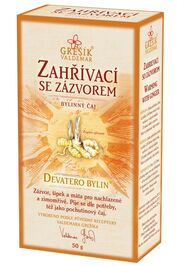 Zahřívací se zázvorem bylinný sypaný čaj
