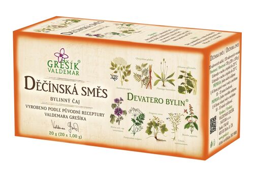 Děčínská směs bylinný porcovaný čaj 20g Grešík