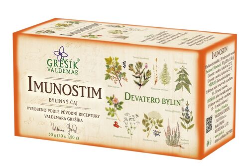 Imunostim bylinný porcovaný čaj 30g Grešík