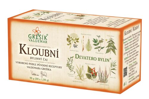 Kloubní bylinný porcovaný čaj 30g Grešík