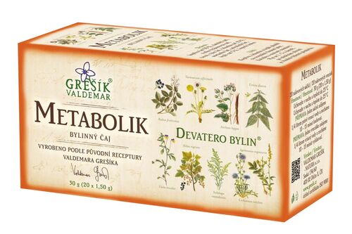 Metabolik bylinný porcovaný čaj