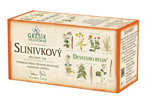 Slinivkový bylinný porcovaný čaj 30g Grešík