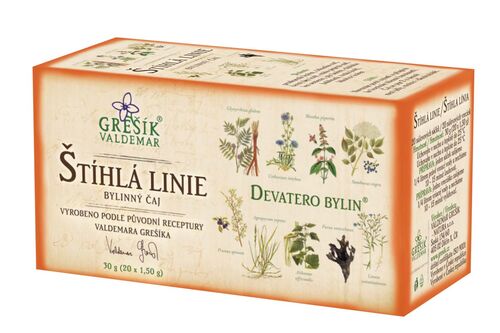 Štíhlá linie bylinný porcovaný čaj 30g Grešík