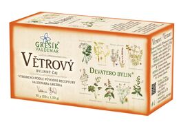 Větrový bylinný porcovaný čaj