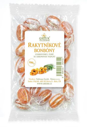 Rakytníkové bonbóny 100g Grešík