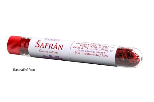 Šafrán celý 0,5g Grešík