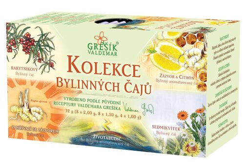 Kolekce Bylinných čajů 32g Grešík