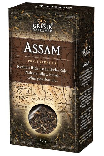 Assam černý sypaný čaj 70g Grešík