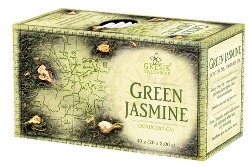 Green Jasmine zelený porcovaný čaj 40g Grešík