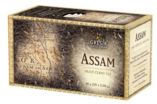 Assam černý porcovaný čaj 40g Grešík