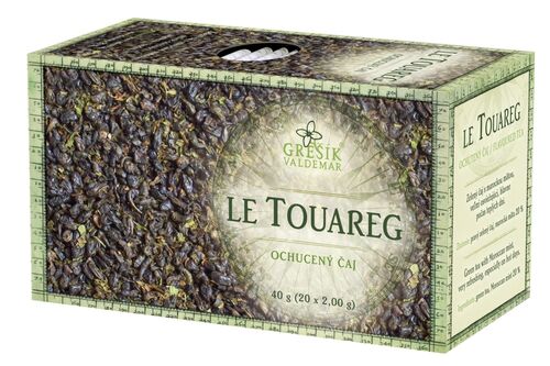 Le Touareg zelený porcovaný čaj 40g Grešík