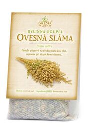 Ovesná sláma koupel