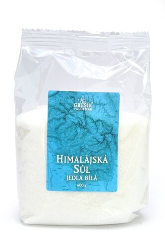 Sůl Himalájská jedlá bílá 600g Grešík