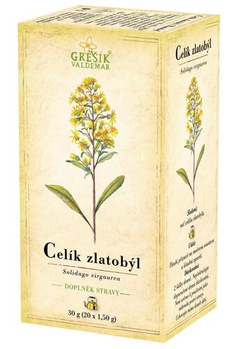 Celík zlatobýl bylinný porcovaný čaj 30g Grešík