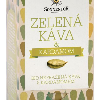 Zelená káva bio s kardamomem