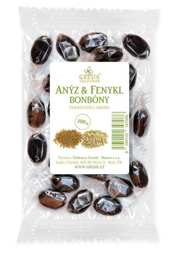 Anýz & Fenykl bonbóny 100g Grešík