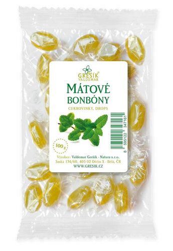 Mátové bonbóny