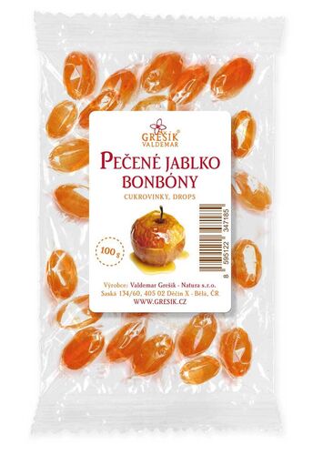 Pečené jablko bonbóny 100g Grešík