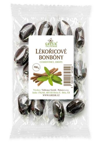 Lékořicové bonbóny 100g Grešík