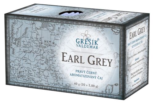 Earl Grey černý porcovaný čaj 40g Grešík