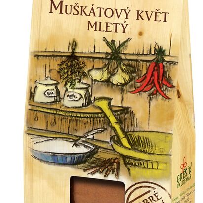 Muškátový květ mletý