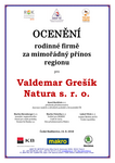 Ocenění živitelka