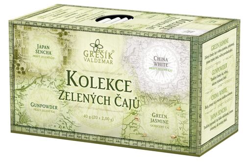 Kolekce Zelených čajů 40g Grešík