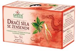 Dračí síla se ženšenem bylinný porcovaný čaj