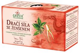 Dračí síla se ženšenem bylinný porcovaný čaj