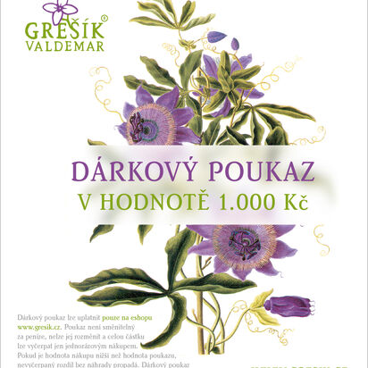 Dárkový poukaz 1000 Kč