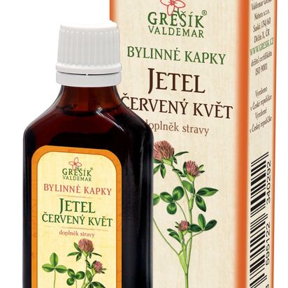 Jetel červený květ