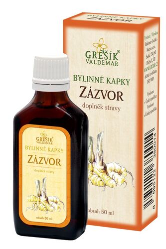 Zázvor kapky