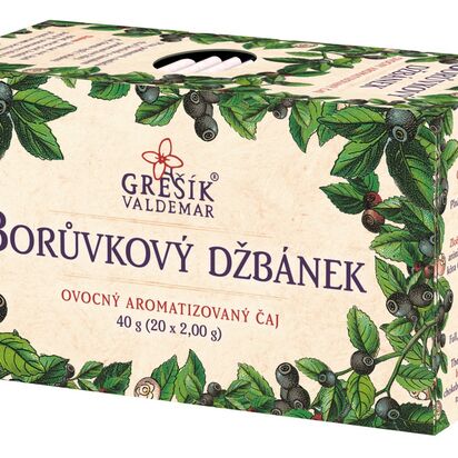 Borůvkový džbánek