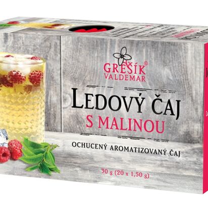 Ledový čaj s malinou