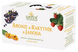 Aronie & Rakytník & Jahoda ovocný porcovaný čaj