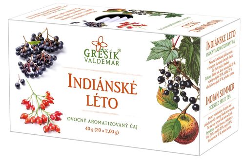 Indiánské léto ovocný porcovaný čaj 40g Grešík