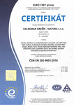 Certifikát ISO