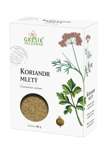 Koriandr mletý 40g Grešík