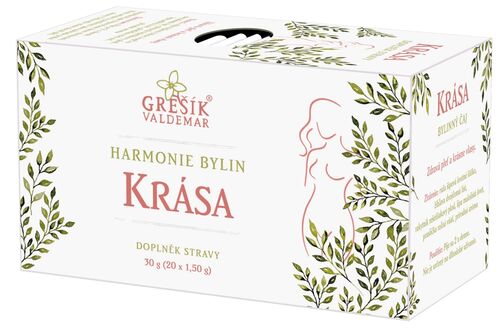 Krása bylinný porcovaný čaj 30g Grešík