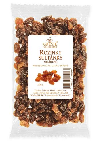 Rozinky Sultánky 200g Grešík